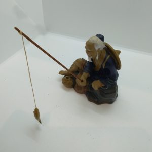 Fiskargubbe i keramik