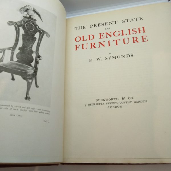 Symonds, R W The present state of old English furniture - Bild 2