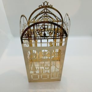 Ljusskärm i mässing