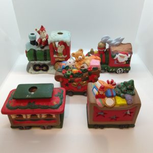 Tågdelar för värmeljus