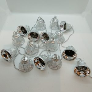 Girland silverklockor