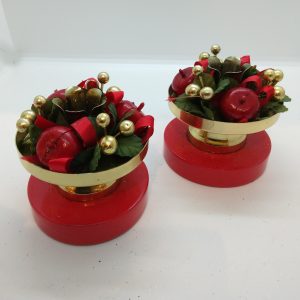 Julljusstakar trä/metall