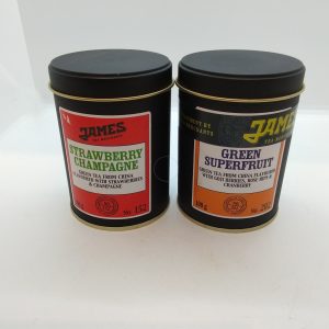 Plåtburk te "James"