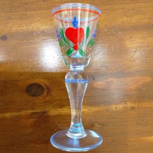 Handmålade snapsglas