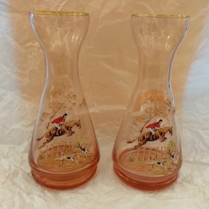 Glasvas/karaff handmålad