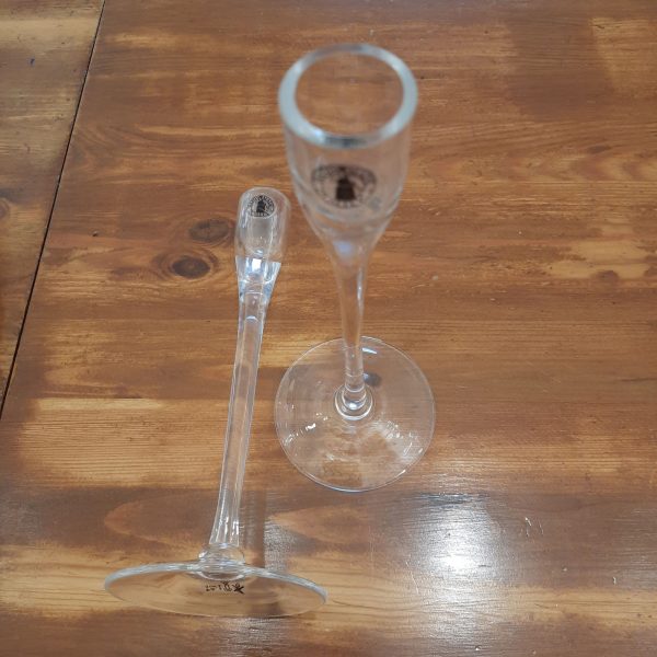 Glasljusstakar - ett par - Bild 4