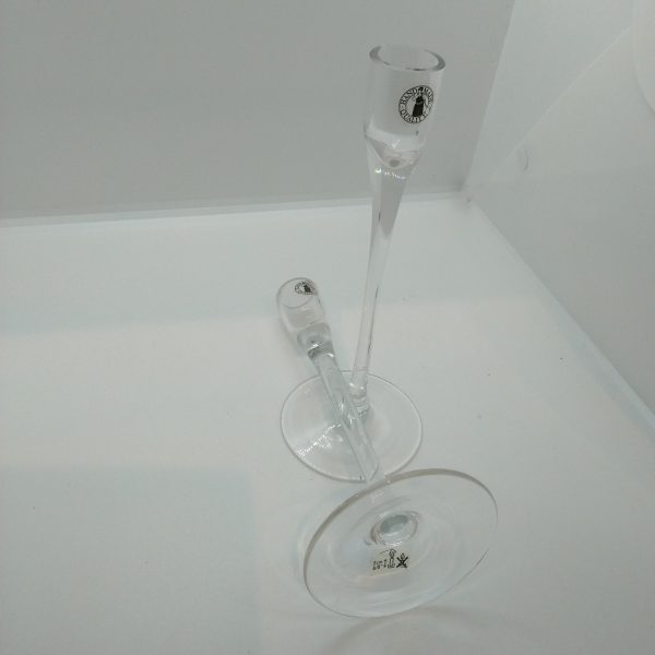 Glasljusstakar - ett par - Bild 3
