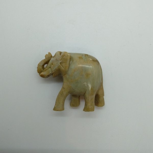 Elefant bowenite/täljsten - Bild 2