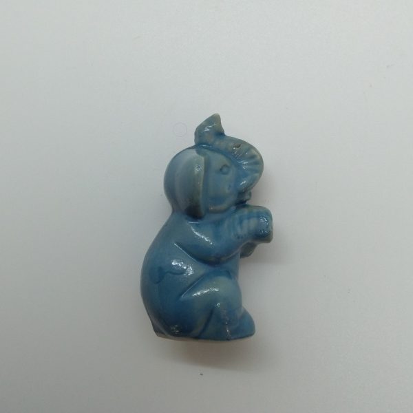 Elefant blå keramik