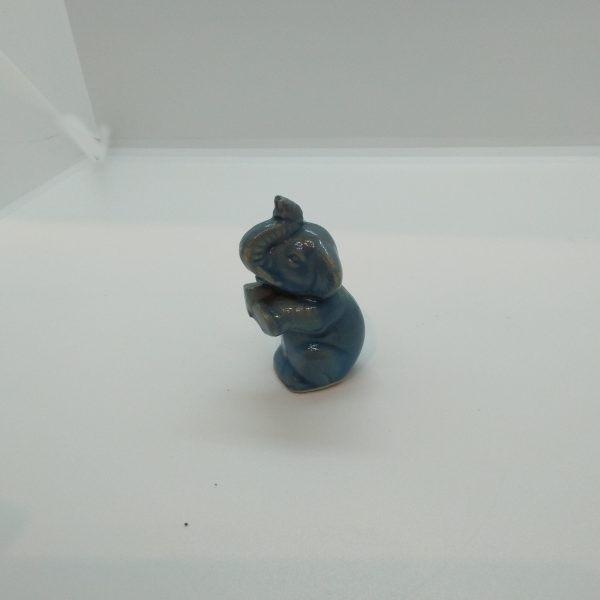 Elefant blå keramik - Bild 3