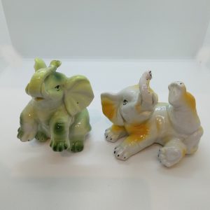 Elefant gul och grön