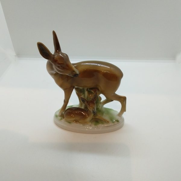 Figurin rådjur med kid - Bild 4