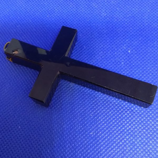 Krucifix svart sten - Bild 2