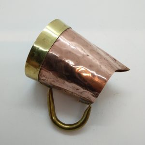 Koppar/mässing gräddkanna