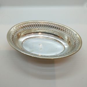 Nysilverskål oval