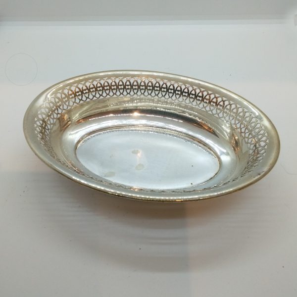 Nysilverskål oval