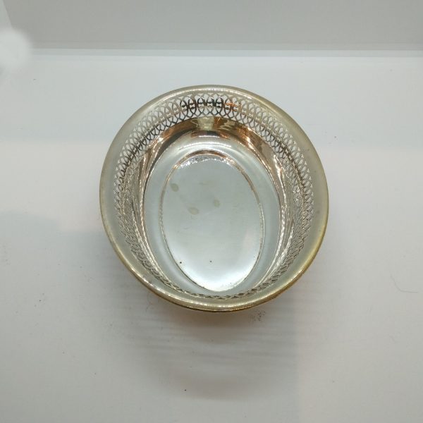 Nysilverskål oval - Bild 3