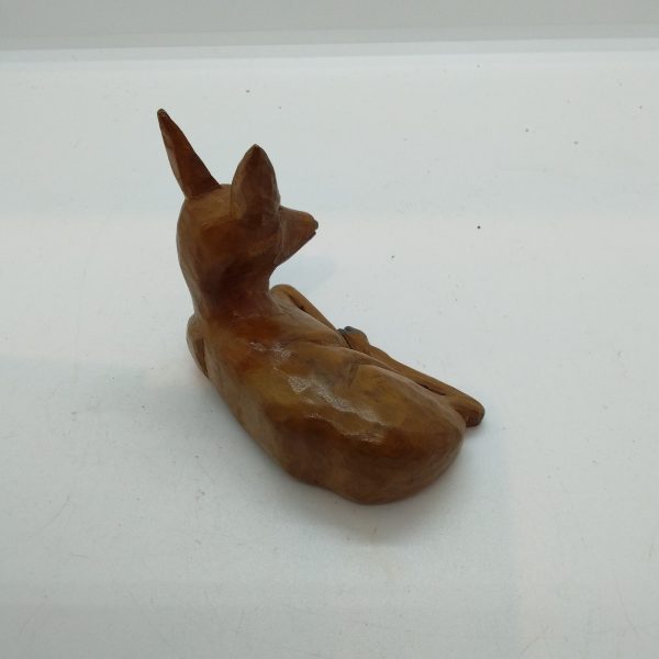 Träskulptur rådjur - Bild 3