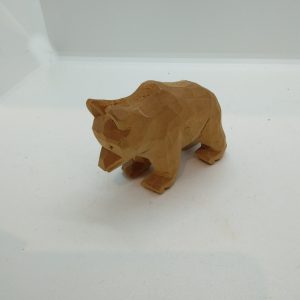 Träskulptur björn